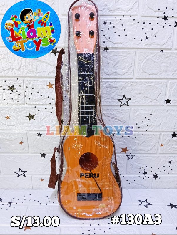 GUITARRA MADERA FORRO