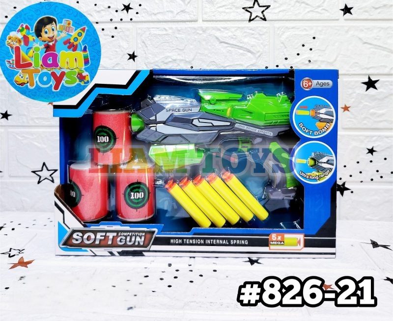 PISTOLA CAJA AZUL