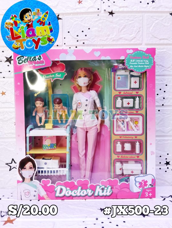 MUÑECA PEDIATRA CAJA