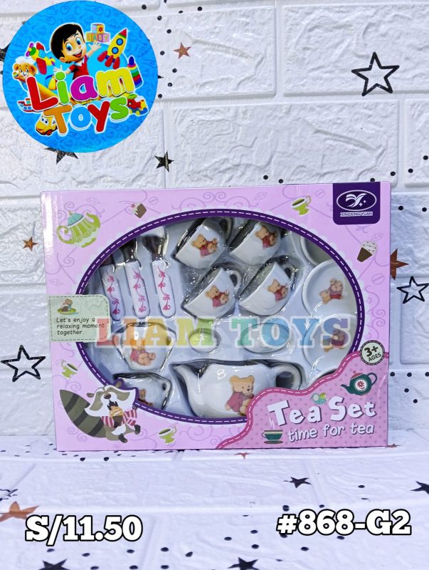 SET TAZAS LOZA  MED CAJA