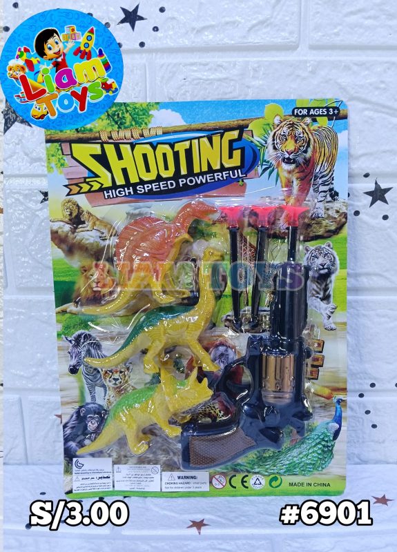 PISTOLA C/DINO BLISTER