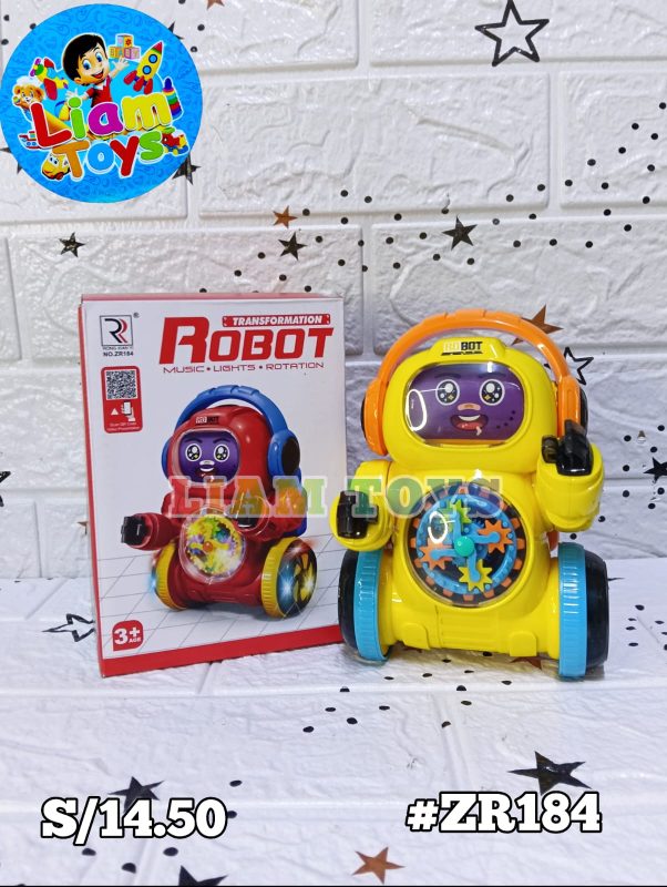 ROBOT C/LUZ Y SONIDO PILA