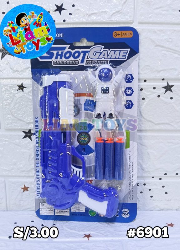 PISTOLA ASTRONAUTA BLISTER