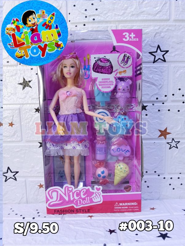 MUÑECA C/POSTRE CAJA