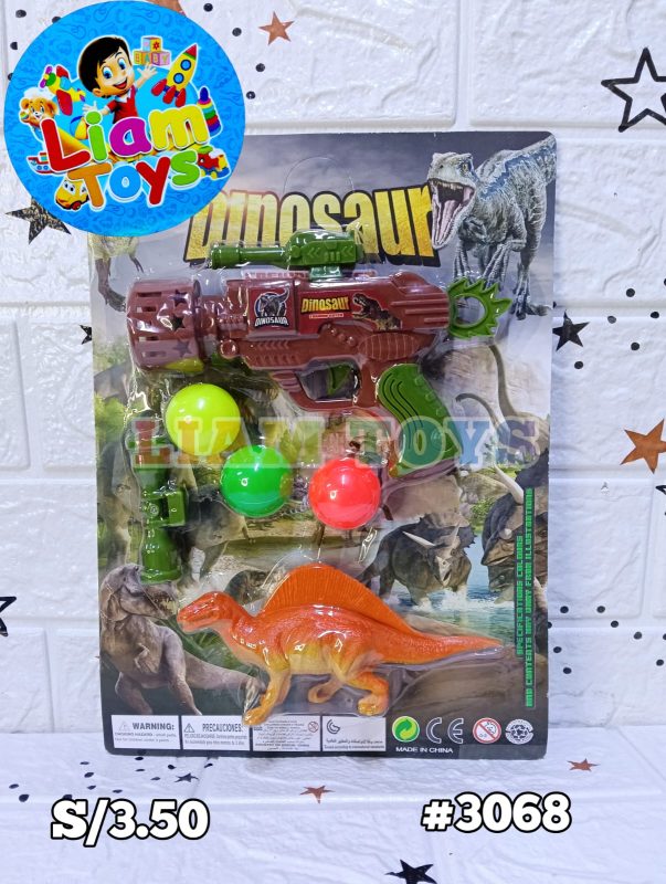 PISTOLA C/DINO BLISTER