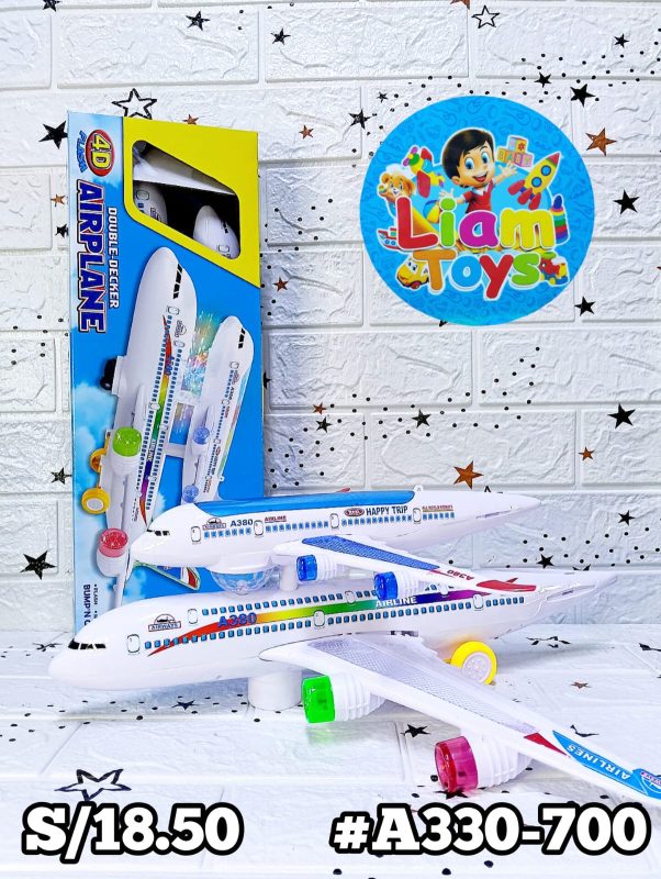AVION X2 C/LUCES CAJA