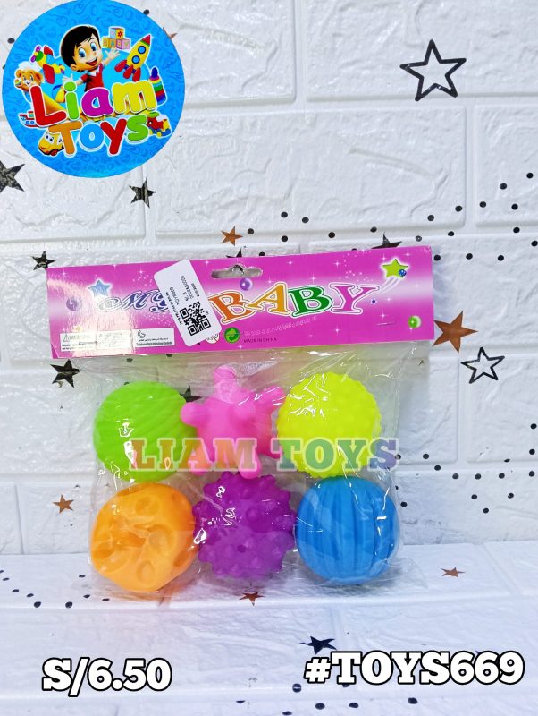 TOYS PELOTAS X6 BOLSA