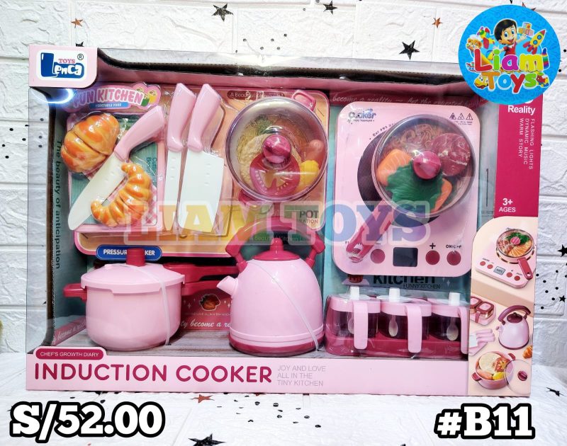 SET COCINA CAJA ROSA