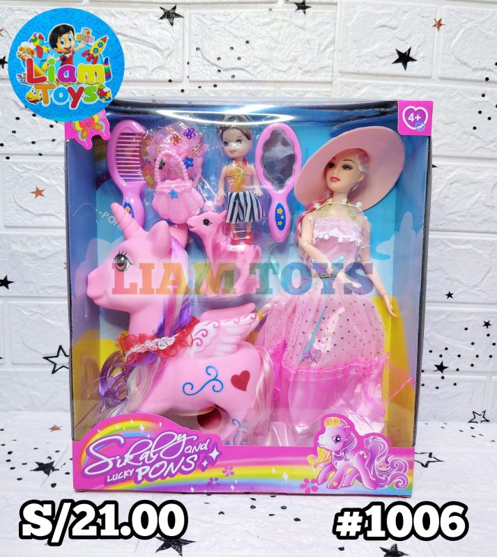BARBIE CON PONY