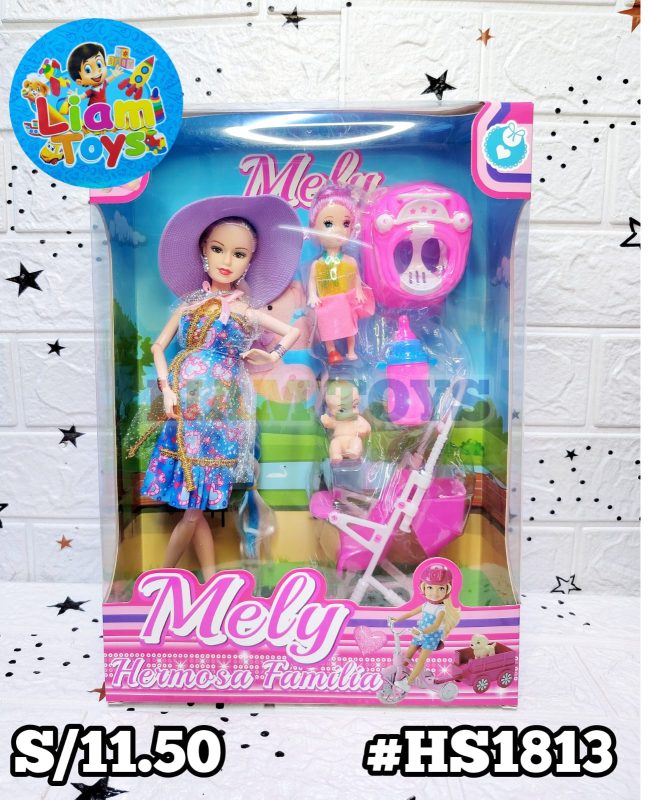 MUÑECA EMBARAZA C/COCHE