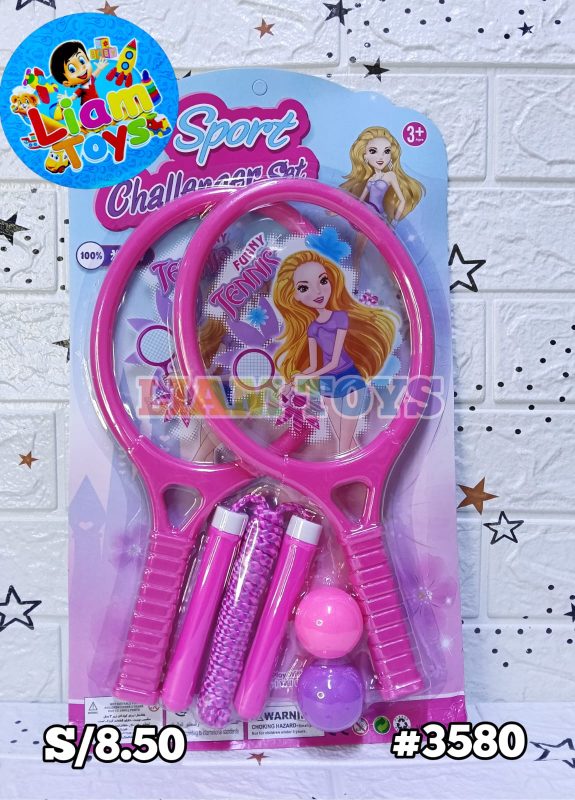 RAQUETA BLISTER ROSADA