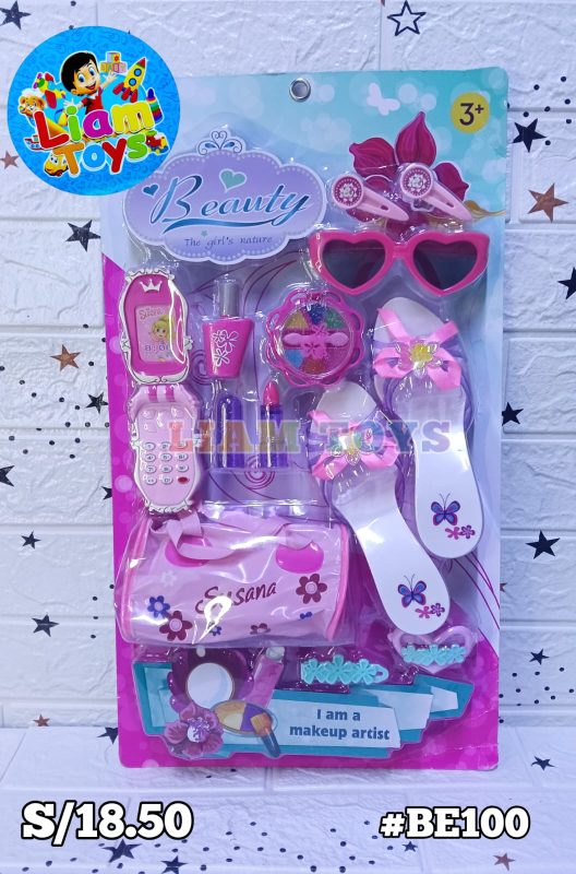 SET BELLEZA C/TACON & LETES BLISTER