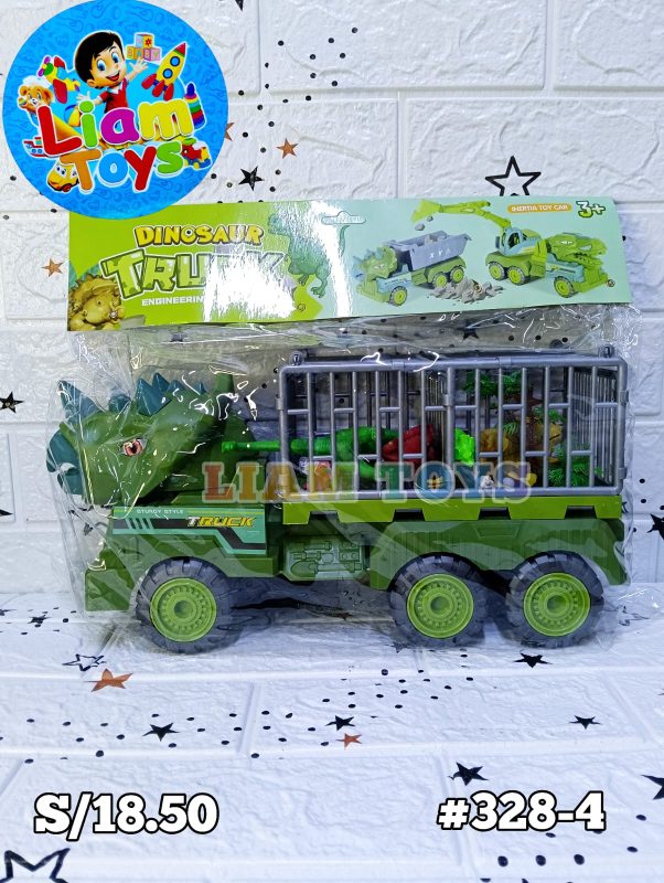 CARRO DINO C/ANIMALES BOLSA