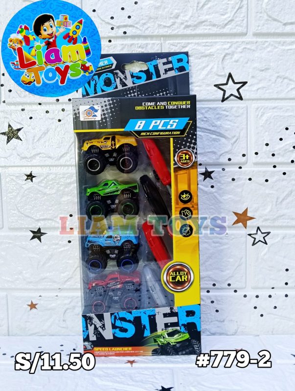 CARRO MOSTER C/LANZADORES