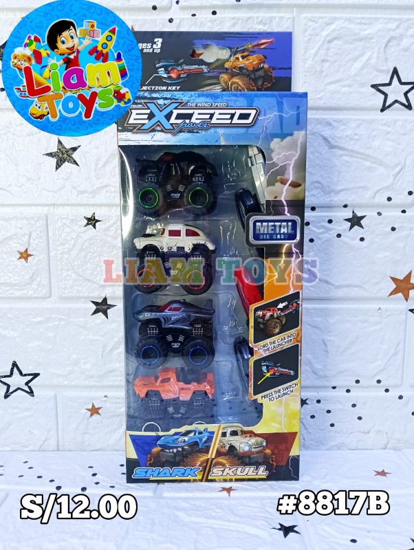 MOSTER EXCEED X4 C/LANZADOR CAJA