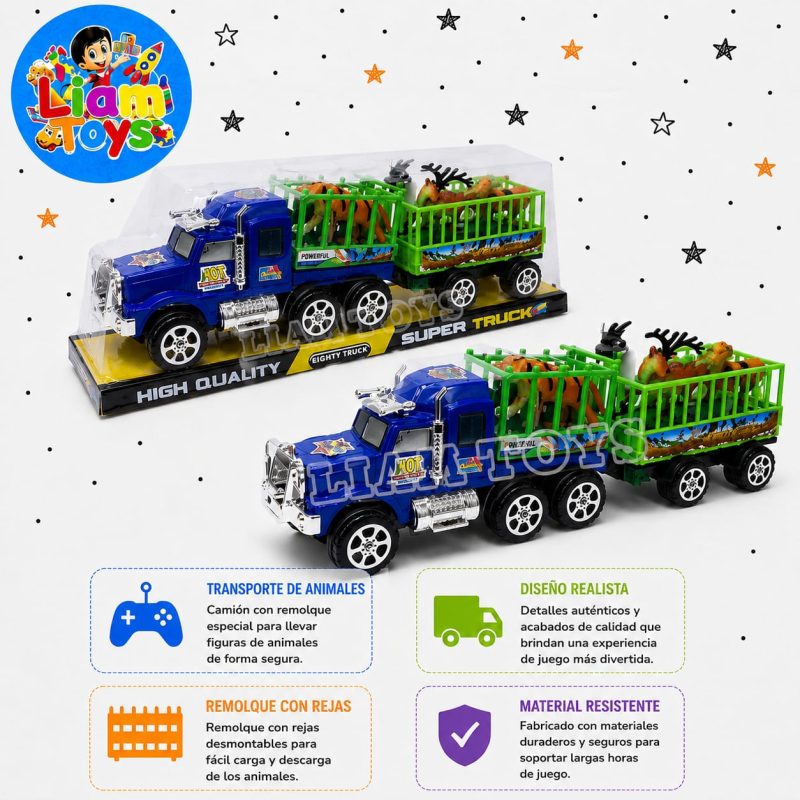 CAMION TRANSPORTADOR  C/ DINO MICA