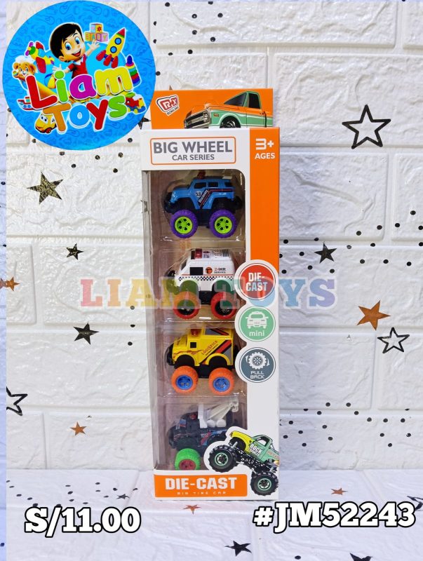 TRUCK METAL X4 CAJA LLANTAS GRANDES