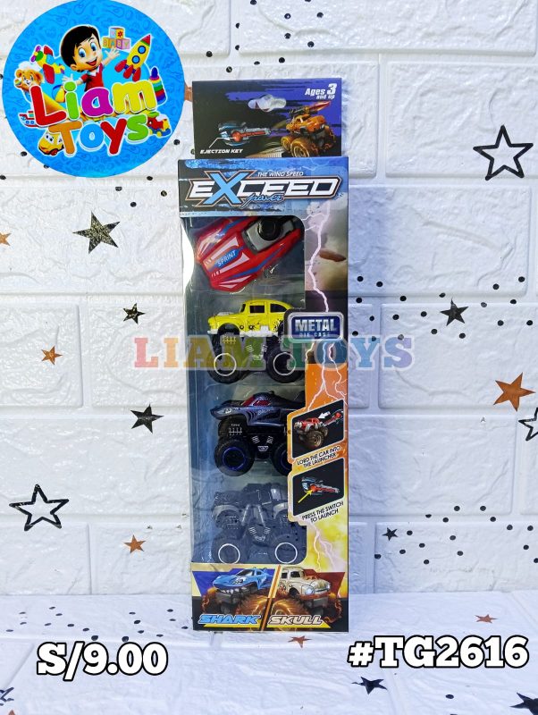 CARRO X3 LLANTON EXCEED CAJA