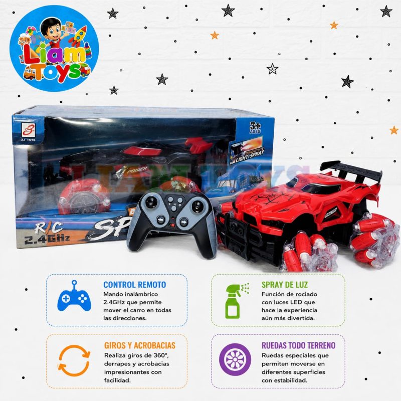 CARRO CONTROL RECARGABLE 360