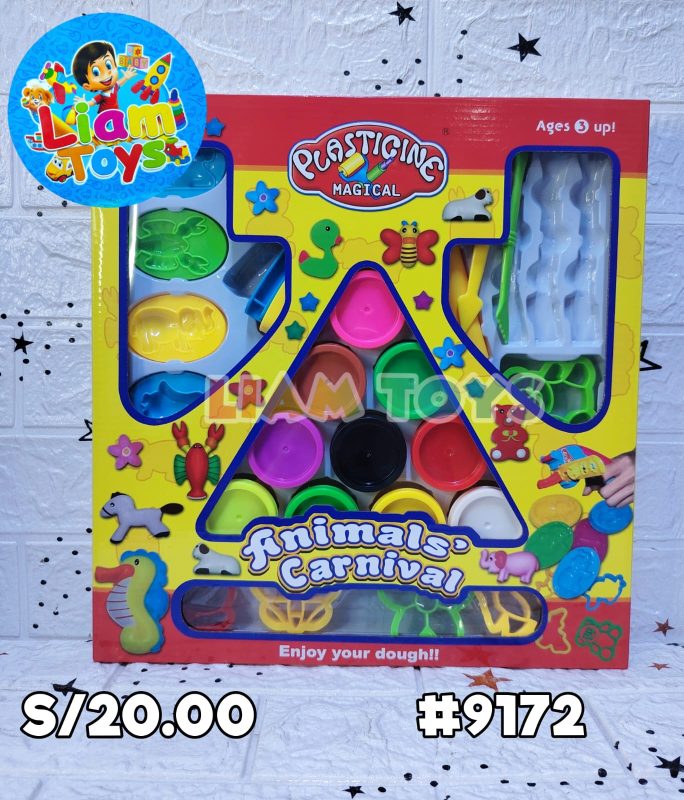 PLASTILINA ANINAMLES CAJA