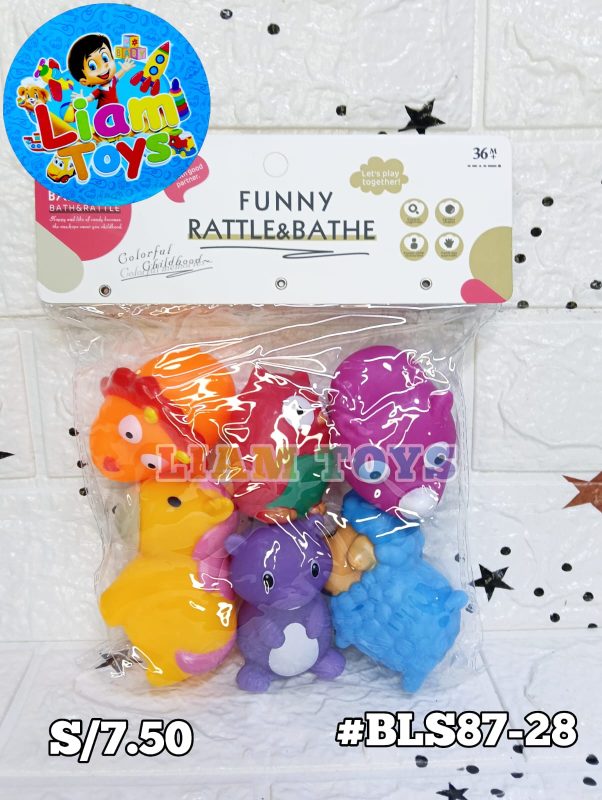 TOYS ANIMALES X6 3M BOLSA