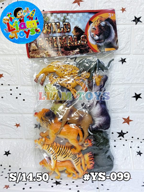 ANIMALES GRANJ/SELVA/DINO  X12 BOLSA