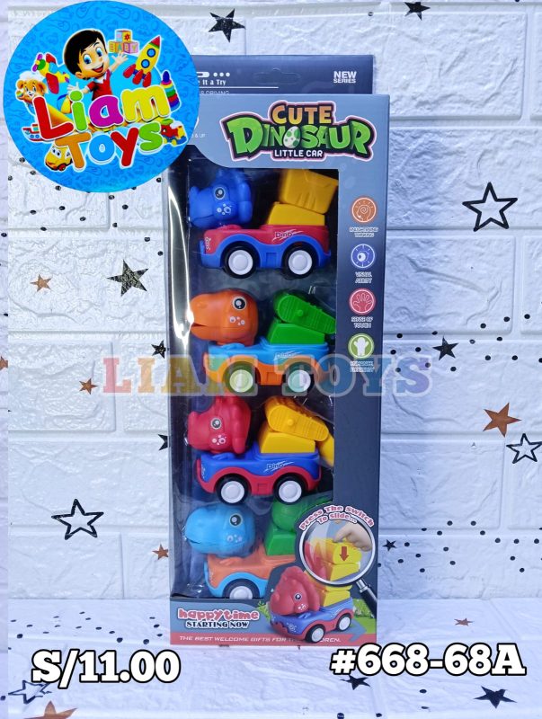 CARRO TRUCK DINO CAJA X4
