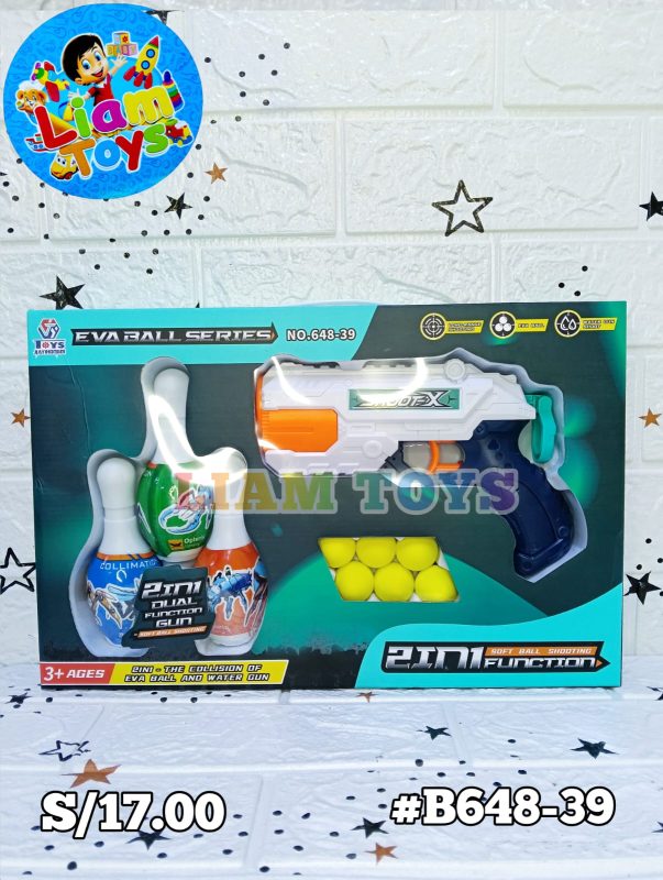 PISTOLA NERF 2EN1 CAJA