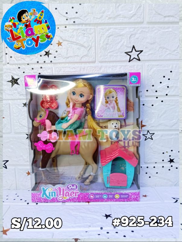 MUÑECA C/CABALLO XIN YEAR CAJA