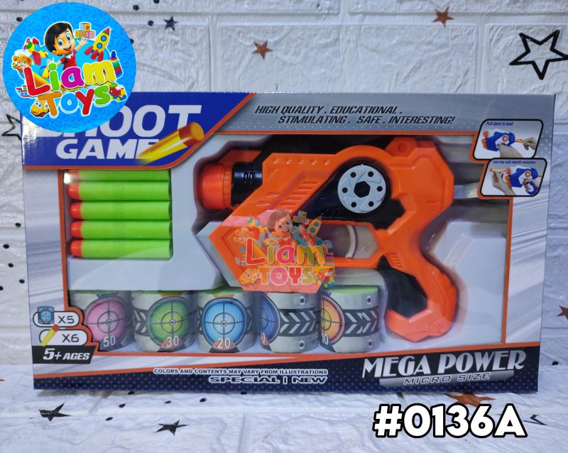 PISTOLA LANZA DARDO CAJA