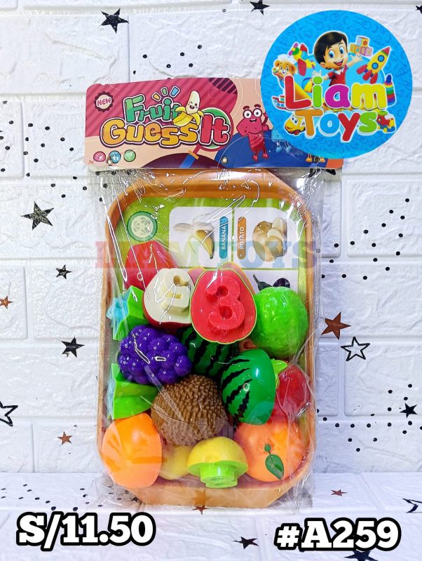 FRUTAS C/NRO. & BANDEJA BOLSA