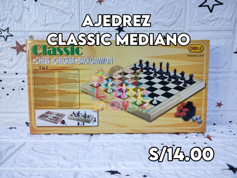 AJEDREZ CLASSIC  MADERA MEDIANO
