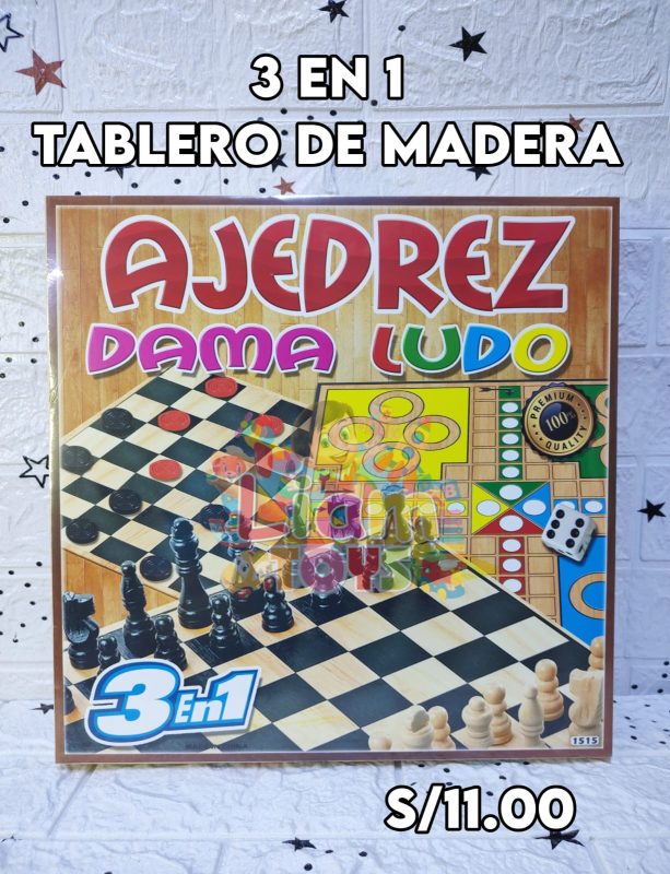 AJEDREZ 3-1 GRANDE