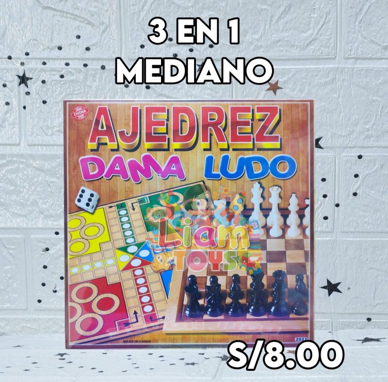 AJEDREZ 3EN1 MEDIANO