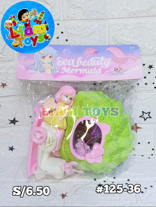 MUÑECA C/MOTO BOLSA