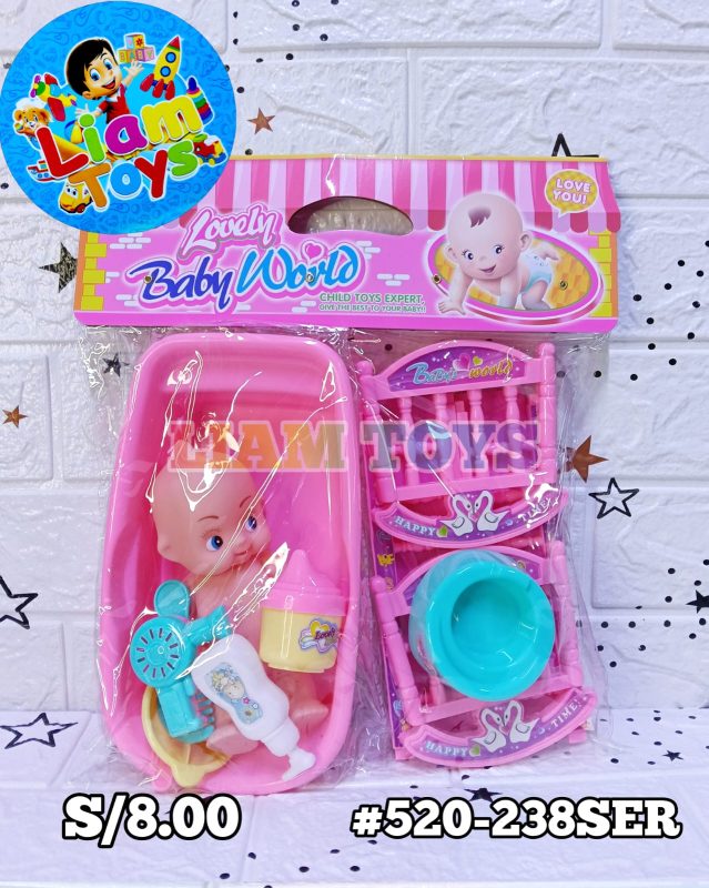 BEBE C/ BAÑERA BOLSA